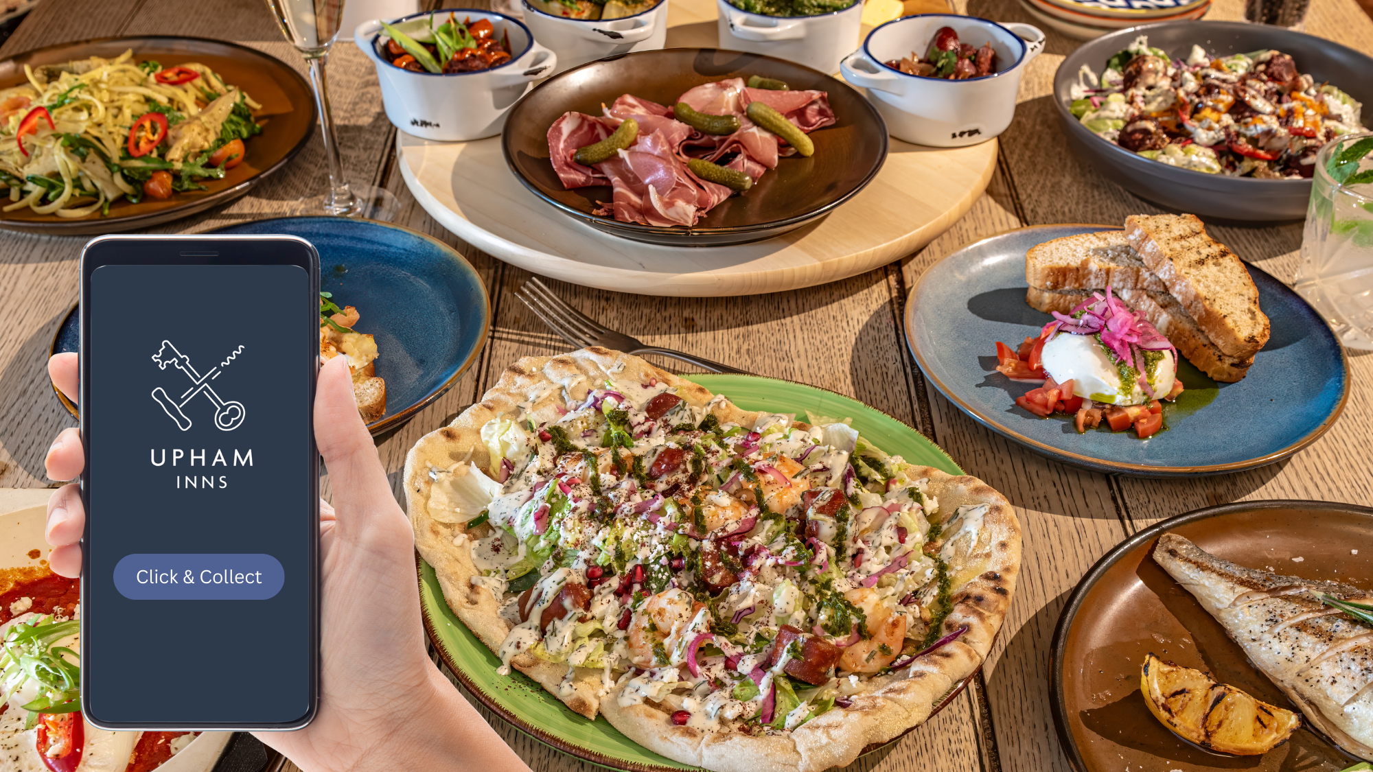 Click & Collect to pick up our food for takeaway anywhere in Havant, near Portsmouth